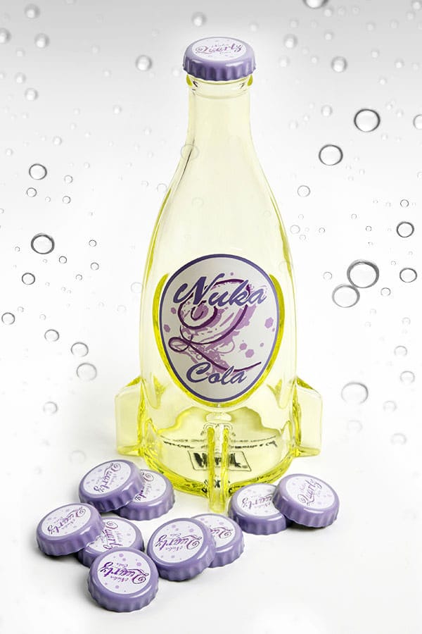 Fallout Botlle Series Glass Bottle & Cap Nuka Quartz Image 1