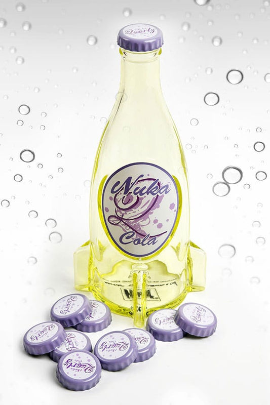 Fallout Botlle Series Glass Bottle & Cap Nuka Quartz Image 1