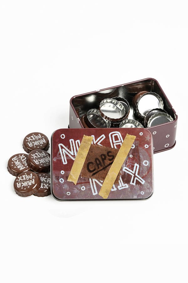Fallout Bottle Caps Series Collectible Tin Nuka Mix10 cm Image 1