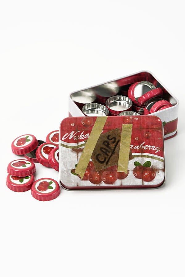 Fallout Bottle Caps Series Collectible Tin Nuka Cranberry 10 cm Image 1