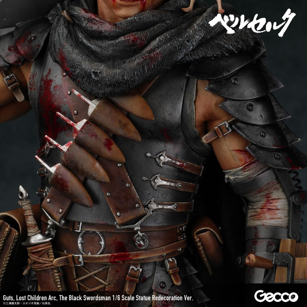 Berserk Statue 1/6 Guts Lost Children Arc The Black Swordsman Redecoration Ver. 38 cm Image 3