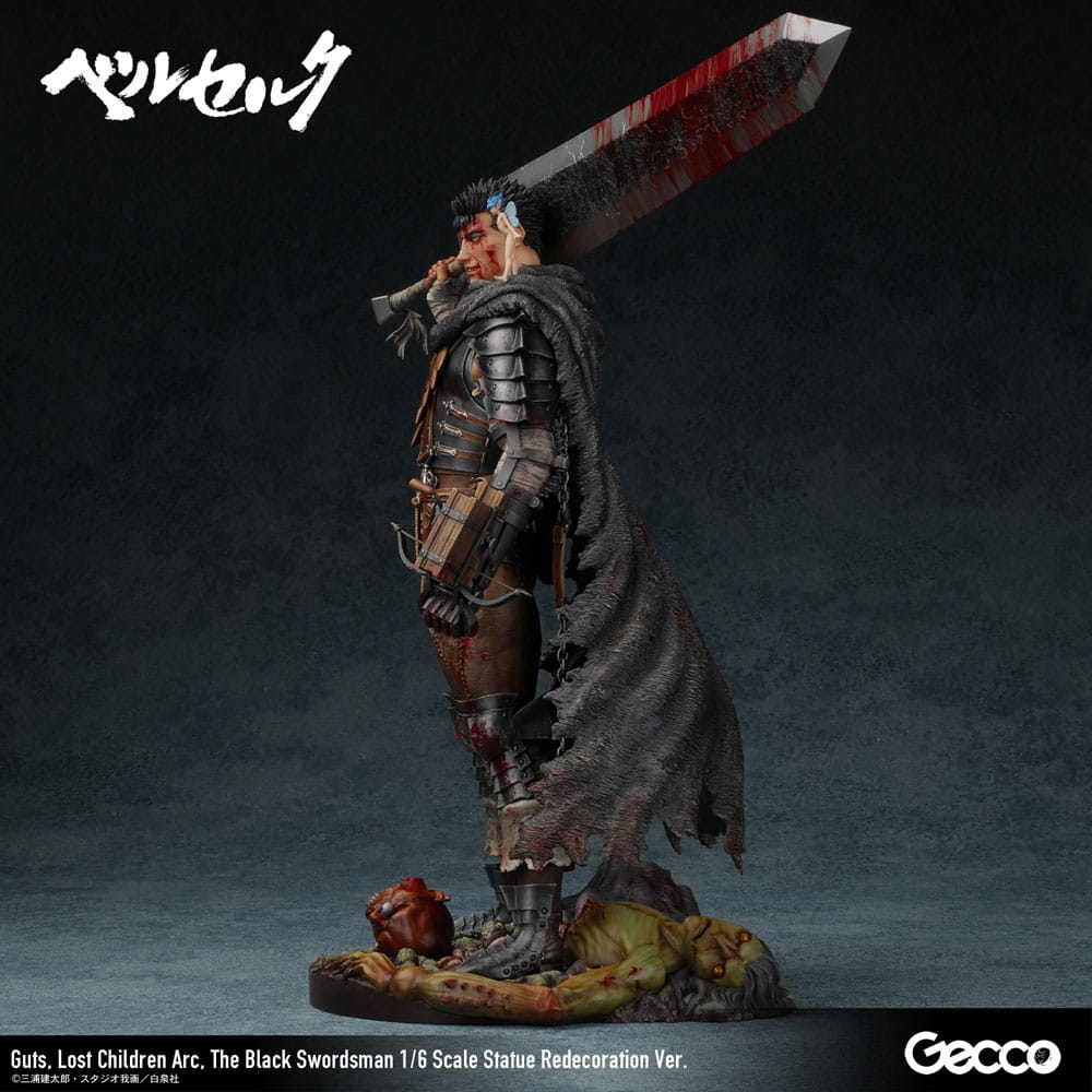 Berserk Statue 1/6 Guts Lost Children Arc The Black Swordsman Redecoration Ver. 38 cm Image 8