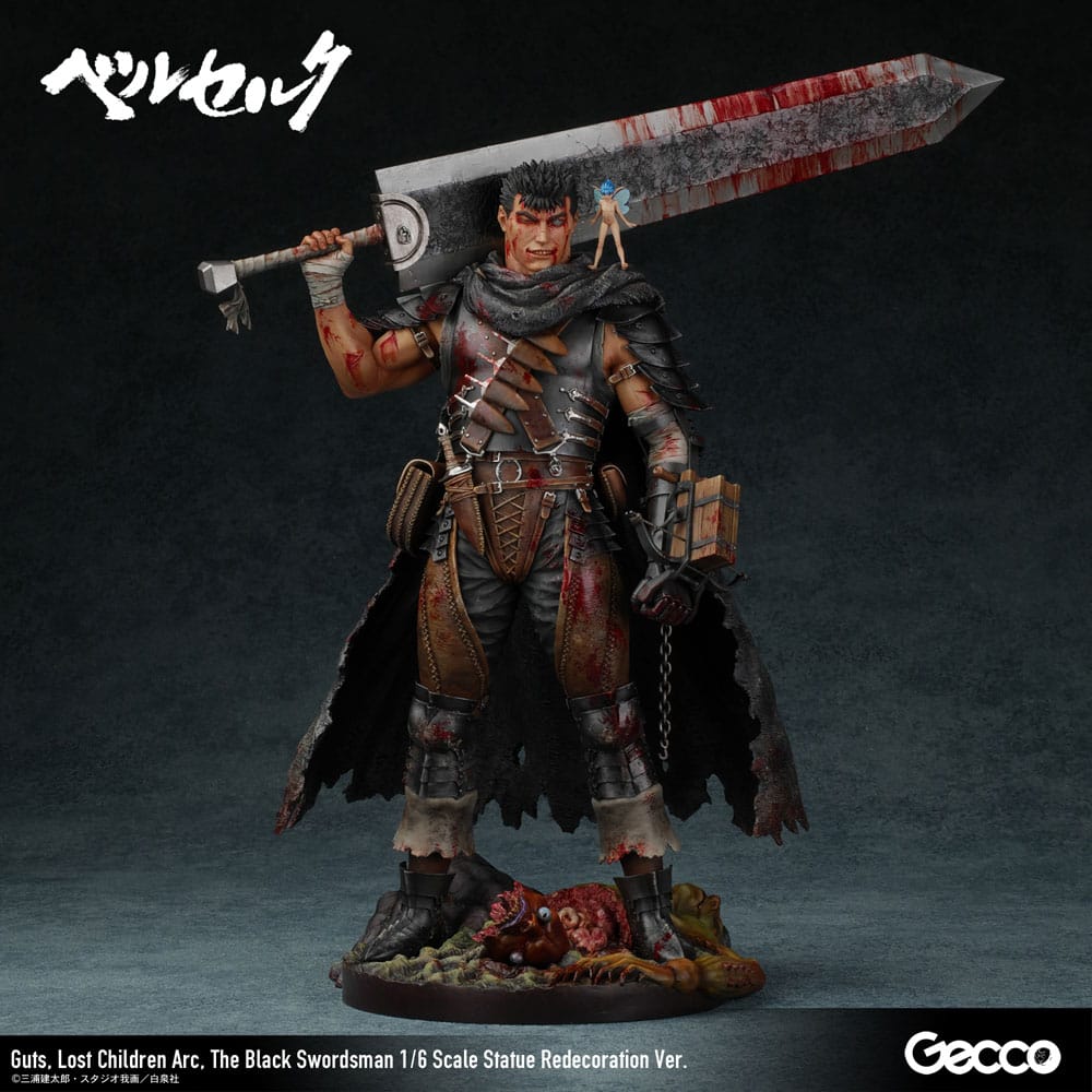 Berserk Statue 1/6 Guts Lost Children Arc The Black Swordsman Redecoration Ver. 38 cm Image 25
