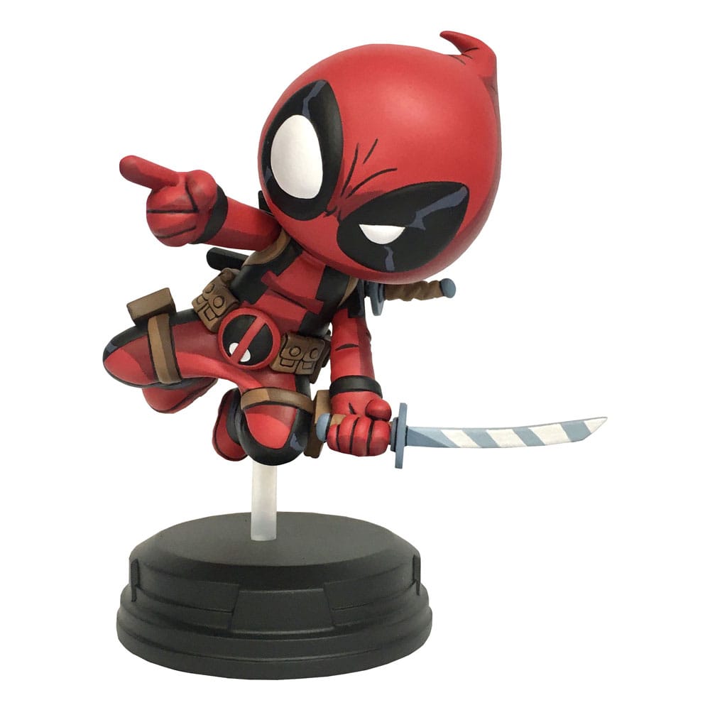 Marvel Animated Statue Deadpool (Jumping) 18 cm Image 1