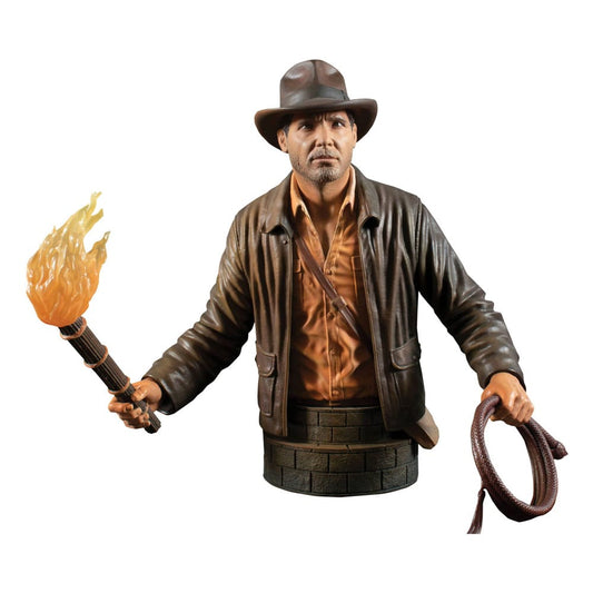 Indiana Jones: Jäger des verlorenen Schatzes Büste 1/6 Indiana Jones Variant SDCC 2023 Exclusive 15 cm Image