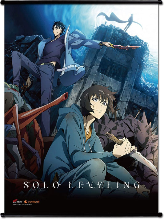 Solo Leveling Wandrolle Sung Jinwoo Key Art 44 x 33 cm Image