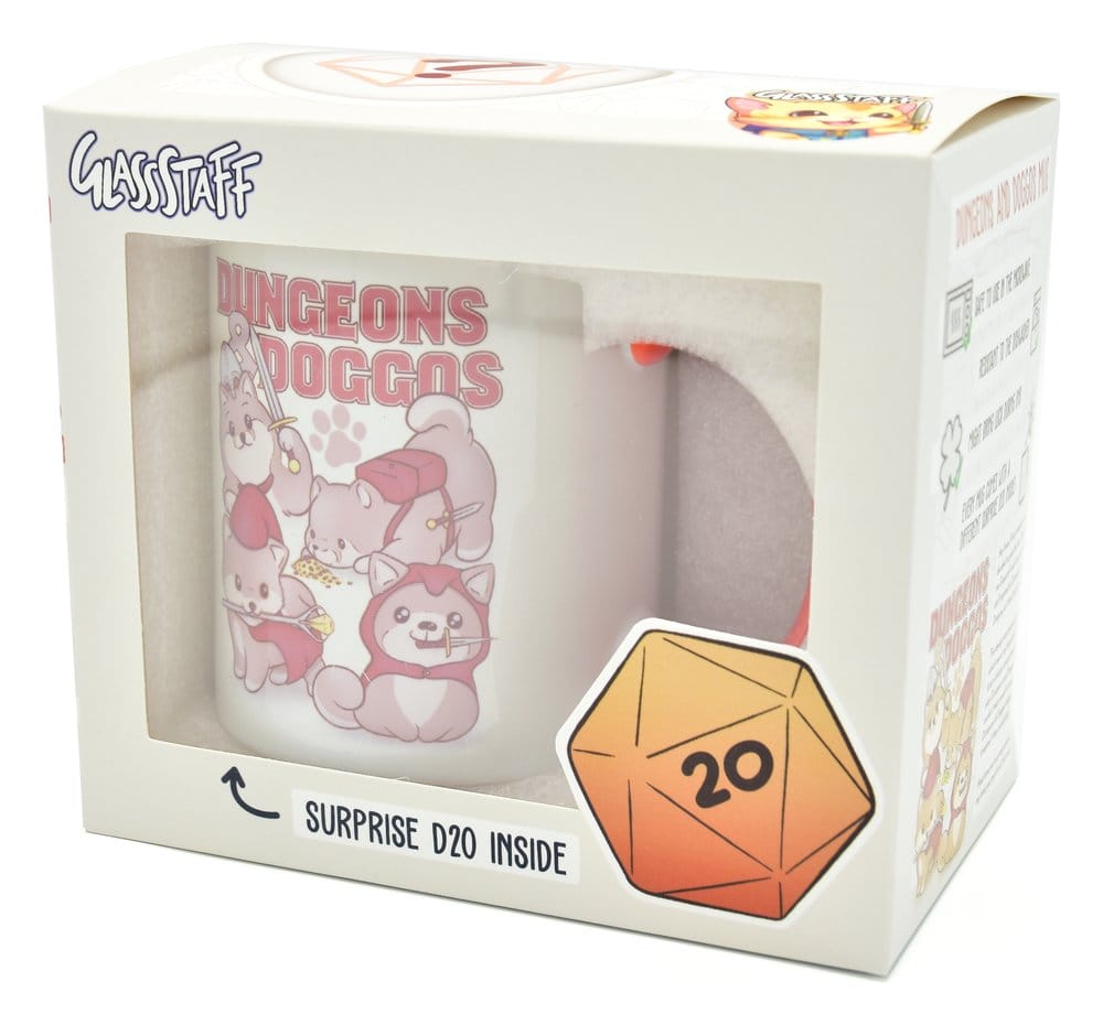 Glassstaff Geschenkbox Tasse & Würfel D20 Dungeons & Doggos Image 3