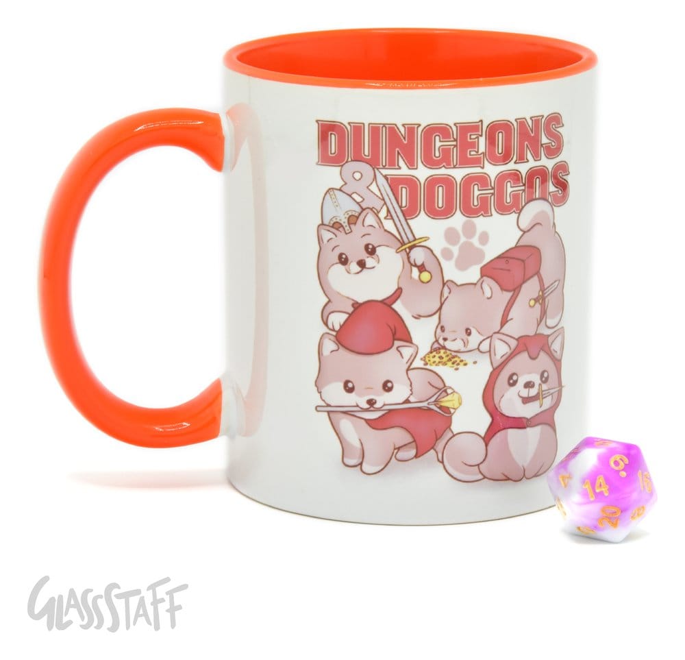 Glassstaff Geschenkbox Tasse & Würfel D20 Dungeons & Doggos Image 4