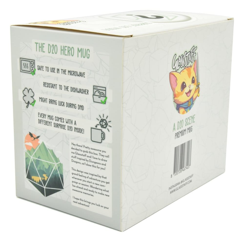 Glassstaff Geschenkbox Tasse & Würfel D20 A D20 Scene Image 2
