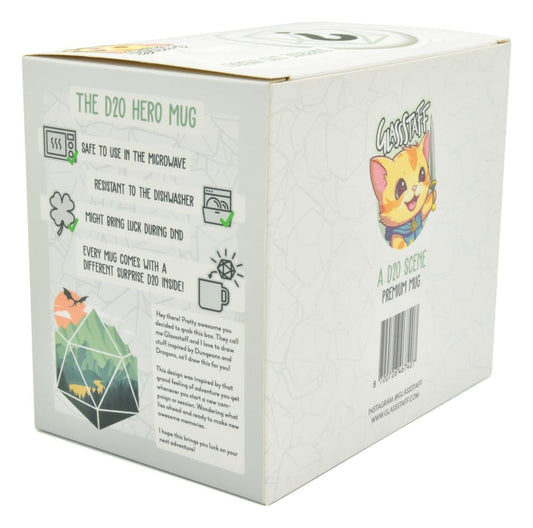 Glassstaff Geschenkbox Tasse & Würfel D20 A D20 Scene Image 2