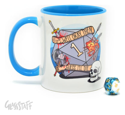 Glassstaff Geschenkbox Tasse & Würfel D20 Guess I'll Die Image 4