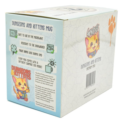 Glassstaff Geschenkbox Tasse & Würfel D20 Dungeons & Kittens Image 2