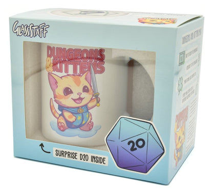 Glassstaff Geschenkbox Tasse & Würfel D20 Dungeons & Kittens Image 3
