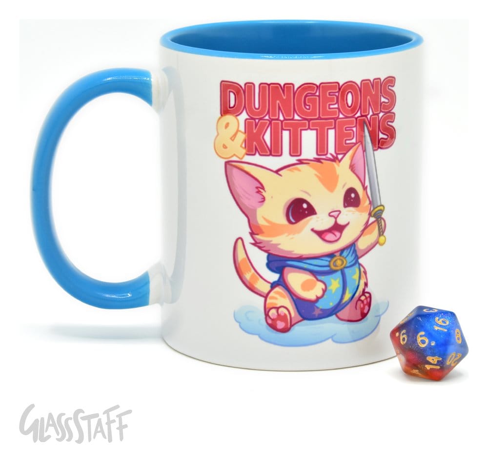 Glassstaff Geschenkbox Tasse & Würfel D20 Dungeons & Kittens Image 4