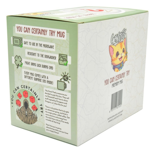 Glassstaff Geschenkbox Tasse & Würfel D20 You can certainly try Image 2