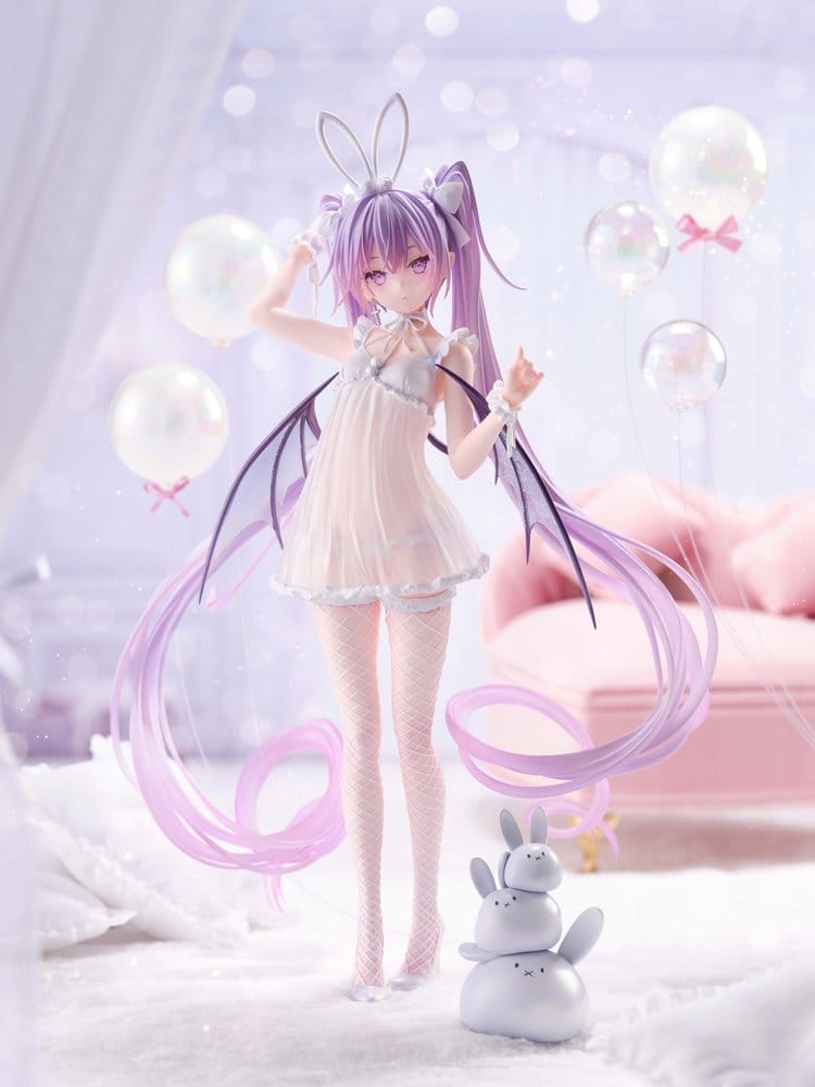 rurudo Original Character PVC Figur 1/7 Eve Usamimi Lingerie Ver. 27 cm (re-run) Image 2