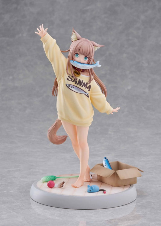 My Cat Is a Kawaii Girl Statue 1/6 Kinako Play With Ver. AmiAmi Limited Edition 21 cm Image 1