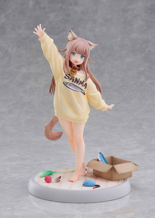 My Cat Is a Kawaii Girl Statue 1/6 Kinako Play With Ver. AmiAmi Limited Edition 21 cm Image 2