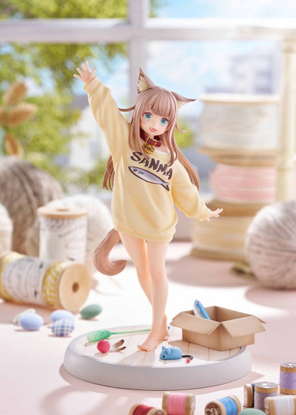 My Cat Is a Kawaii Girl Statue 1/6 Kinako Play With Ver. AmiAmi Limited Edition 21 cm Image 5