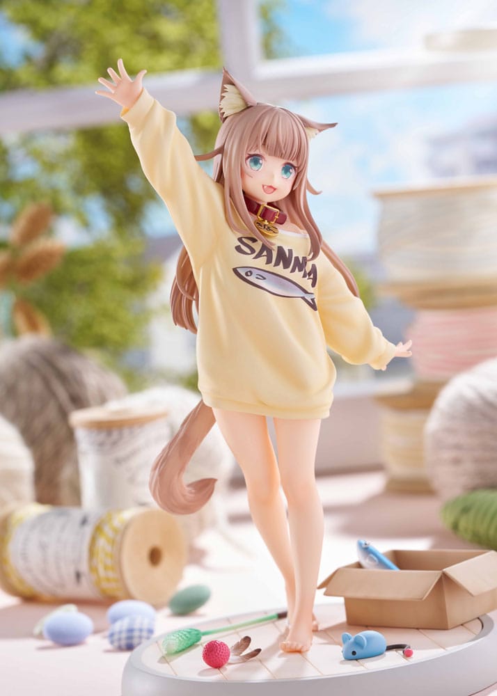 My Cat Is a Kawaii Girl Statue 1/6 Kinako Play With Ver. AmiAmi Limited Edition 21 cm Image 7