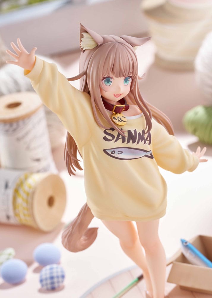 My Cat Is a Kawaii Girl Statue 1/6 Kinako Play With Ver. AmiAmi Limited Edition 21 cm Image 9