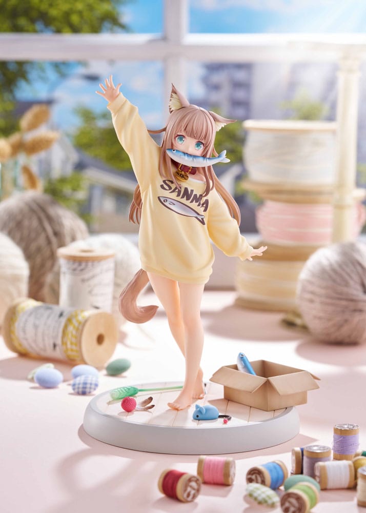 My Cat Is a Kawaii Girl Statue 1/6 Kinako Play With Ver. AmiAmi Limited Edition 21 cm Image 17