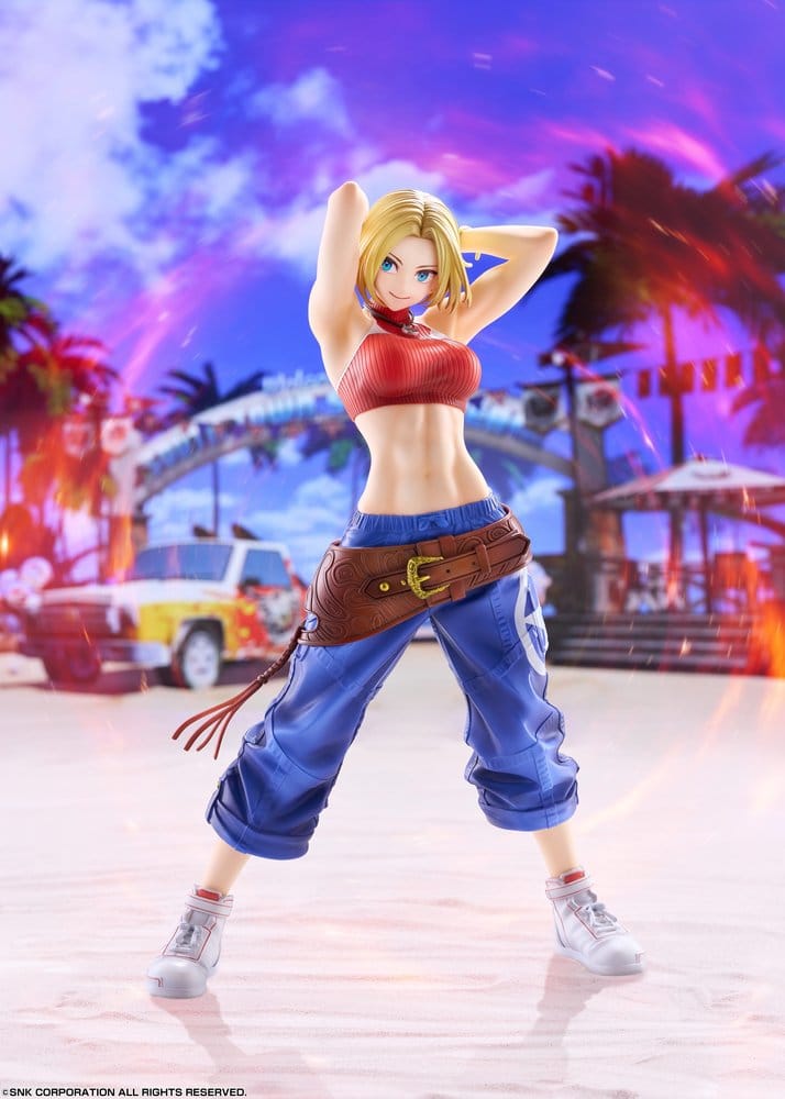 Fighting Girls Collection The King of Fighters XV PVC Figur 1/7 Blue Mary 26 cm Image 2