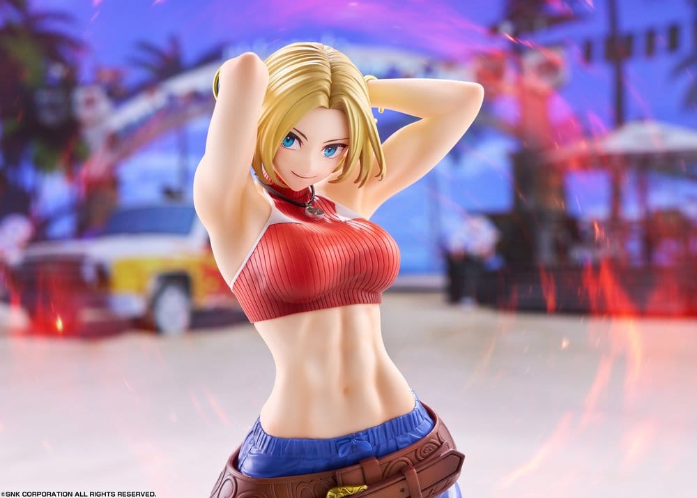 Fighting Girls Collection The King of Fighters XV PVC Figur 1/7 Blue Mary 26 cm Image 3