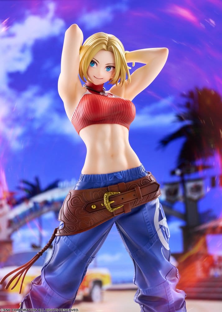 Fighting Girls Collection The King of Fighters XV PVC Figur 1/7 Blue Mary 26 cm Image 4