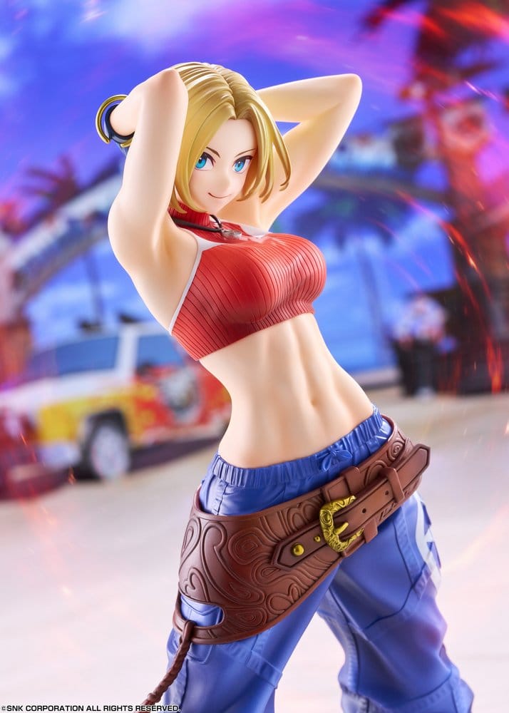Fighting Girls Collection The King of Fighters XV PVC Figur 1/7 Blue Mary 26 cm Image 5