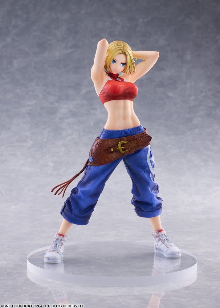Fighting Girls Collection The King of Fighters XV PVC Figur 1/7 Blue Mary AmiAmi Limited Edition 26 cm Image 6