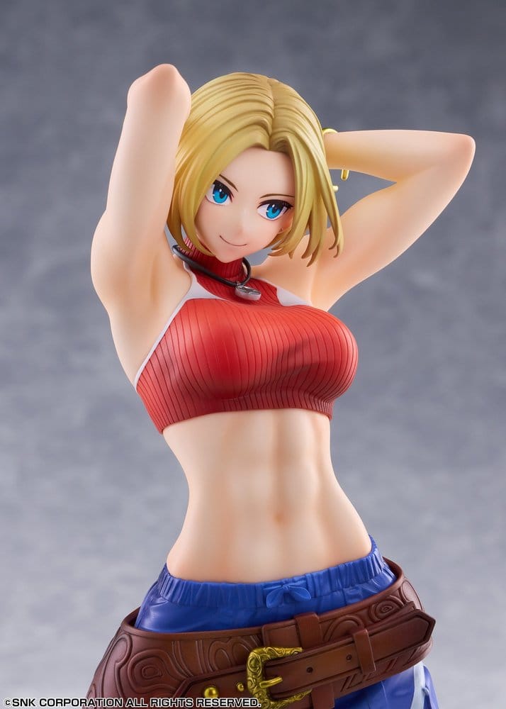 Fighting Girls Collection The King of Fighters XV PVC Figur 1/7 Blue Mary AmiAmi Limited Edition 26 cm Image 7