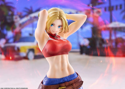 Fighting Girls Collection The King of Fighters XV PVC Figur 1/7 Blue Mary AmiAmi Limited Edition 26 cm Image 11