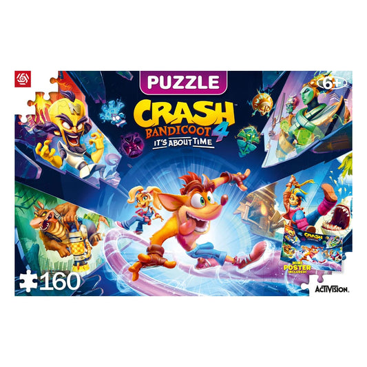 Crash Bandicoot 4 Kids Puzzle It's About Time (160 Teile) Image 1