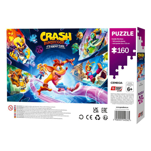Crash Bandicoot 4 Kids Puzzle It's About Time (160 Teile) Image 2