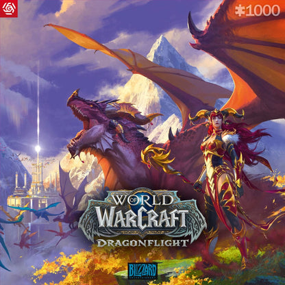 World of Warcraft Gaming Puzzle Dragonflight Alexstrasza (1000 Teile) Image 1