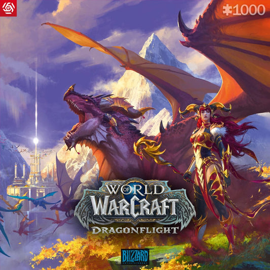World of Warcraft Gaming Puzzle Dragonflight Alexstrasza (1000 Teile) Image 1