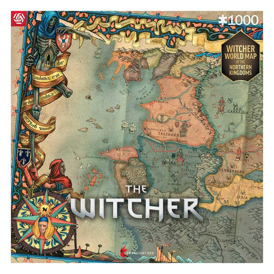 The Witcher 3 Gaming Puzzle The Northern Kingdoms (1000 Teile) Image 1