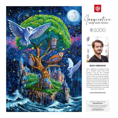Roch Urbaniak Imagination Puzzle Owl Island / Wyspa Sów (1000 Teile) Image 2