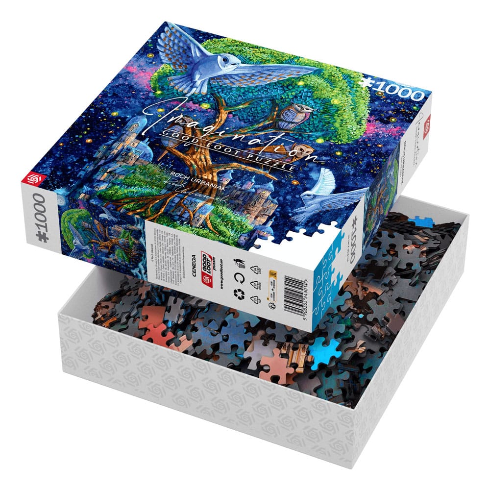 Roch Urbaniak Imagination Puzzle Owl Island / Wyspa Sów (1000 Teile) Image 5
