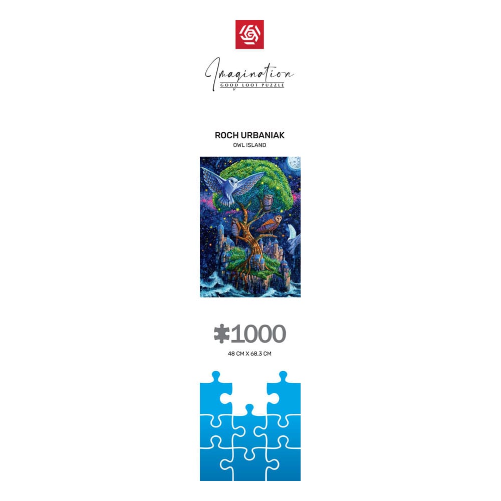Roch Urbaniak Imagination Puzzle Owl Island / Wyspa Sów (1000 Teile) Image 6