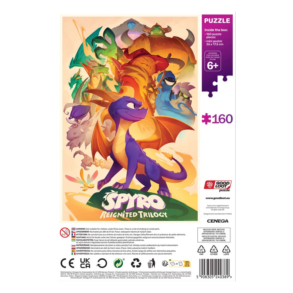 Spyro Reignited Trilogy Kids Puzzle Heroes (160 Teile) Image 3