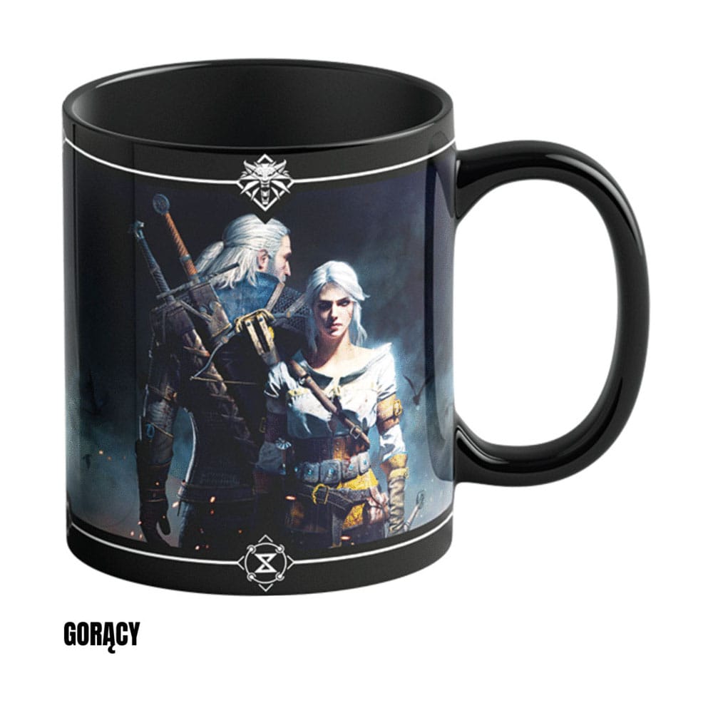 The Witcher III: Wild Hunt Tasse mit Thermoeffekt Geralt & Ciri 480 ml Image 3
