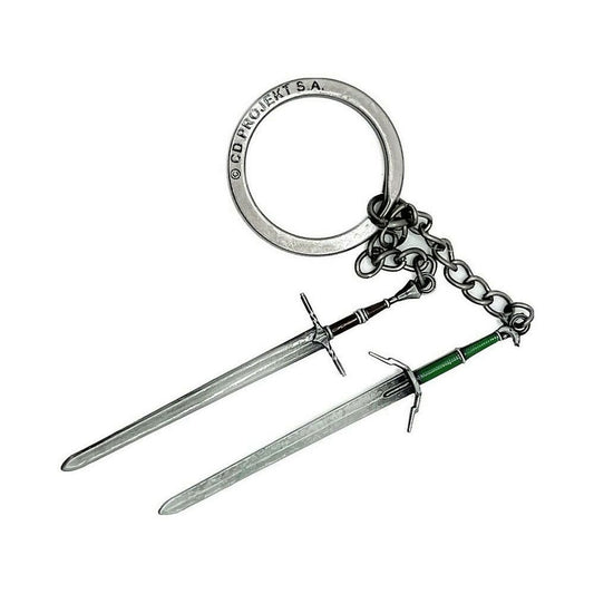 The Witcher III: Wild Hunt Schlüsselanhänger Geralt Two Swords Image 1
