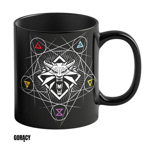 The Witcher III: Wild Hunt Tasse mit Thermoeffekt Witcher Symbole 480 ml Image 2
