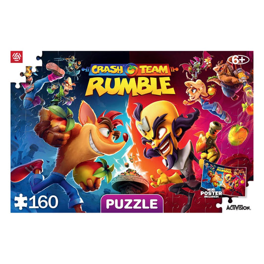 Crash Bandicoot Kids Puzzle Rumble Heroes (160 Teile) Image 1