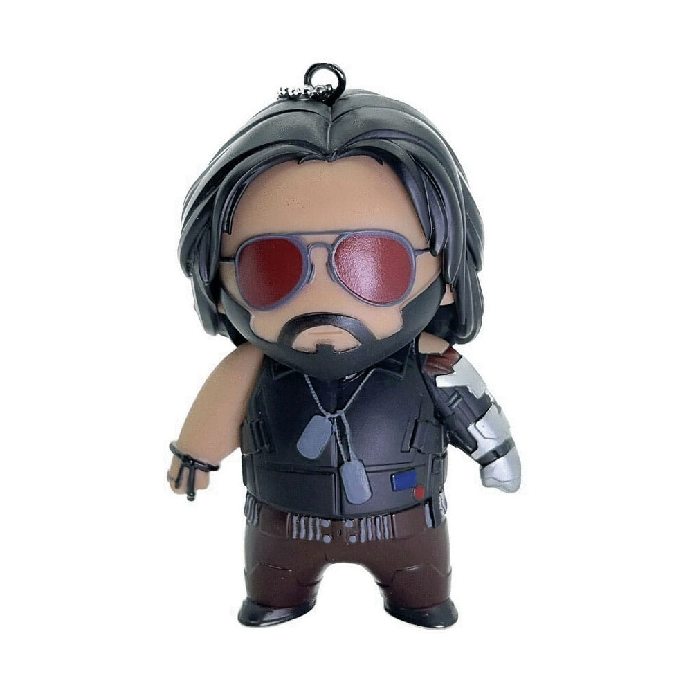 Cyberpunk 2077 Figur zum Aufhängen Johnny Silverhand 10 cm Image 1