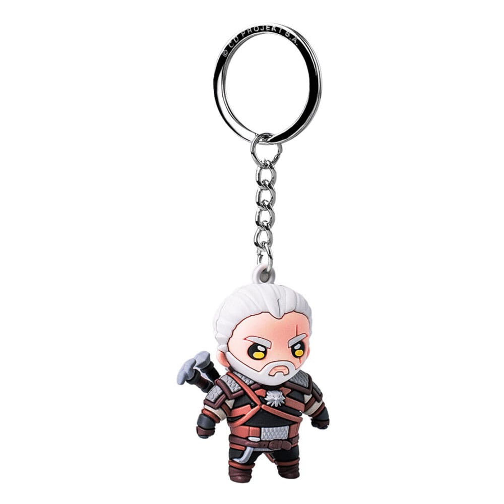 The Witcher III: Wild Hunt Vinyl Schlüsselanhänger Geralt of Rivia Image 1