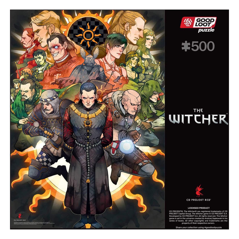 The Witcher Gaming Puzzle Nilfgaard (500 Teile) Image 3