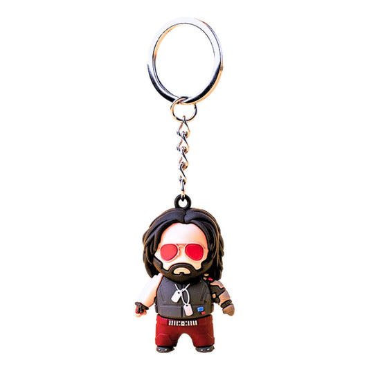 Cyberpunk 2077 Vinyl Schlüsselanhänger Johnny Silverhand Image 1